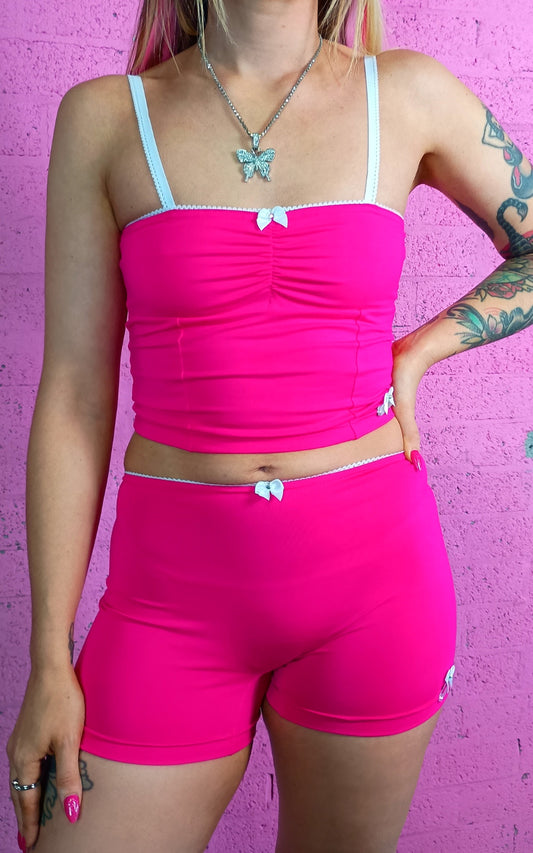 Rhiannon Hotpants - Hot Pink