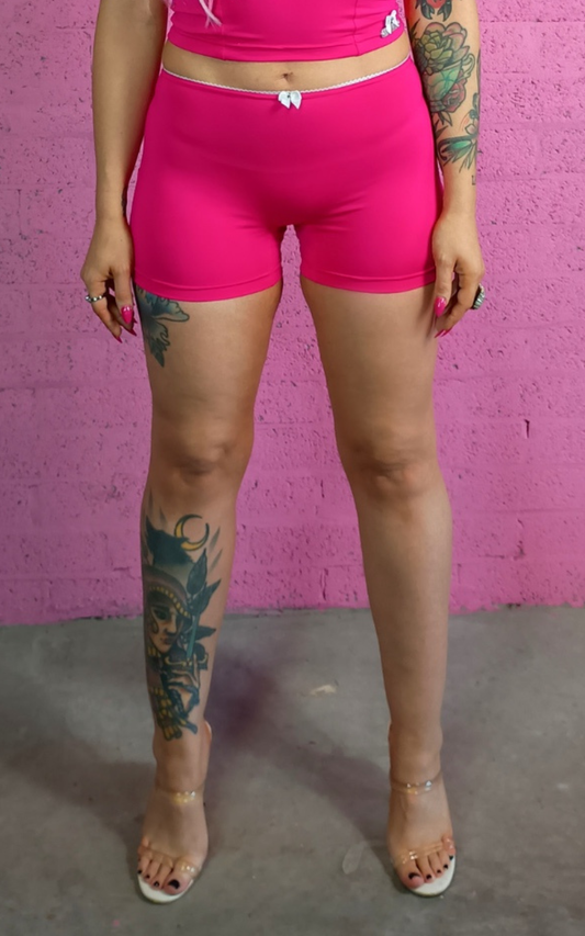 Rhiannon Hotpants - Hot Pink
