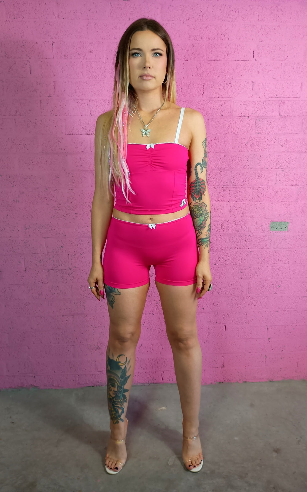 Rhiannon Hotpants - Hot Pink